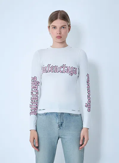 BALENCIAGA LOGO MOTIF T-SHIRT