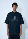 Balenciaga Faded Black Nano Bb Medium Fit T-shirt