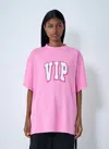Balenciaga Vip Team Crewneck Graphic T-shirt In Pink