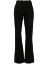 Balenciaga Women's Low Crotch Japanese Denim Jeans In Black