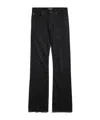 Balenciaga Black Low Waist Straight Jeans In Black