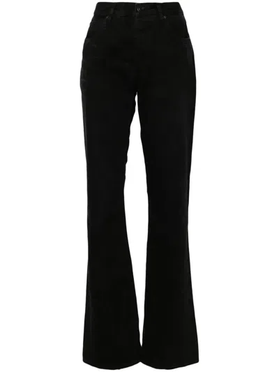 Balenciaga Low Waist Straight Jeans In Black