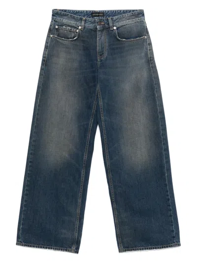 BALENCIAGA LOGO-PATCH JEANS