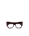 Balenciaga Logo-plaque Cat-eye Frame Glasses In Black
