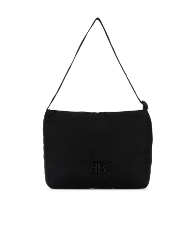 BALENCIAGA BALENCIAGA LOGO PLAQUE SHOULDER BAG
