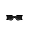Balenciaga Square Frame Sunglasses With Tinted Lenses And Acetate Arms In Black