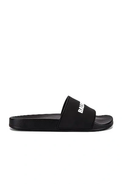 BALENCIAGA LOGO POOL SLIDE,BALF-MZ23