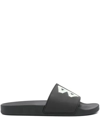 BALENCIAGA BALENCIAGA LOGO POOL SLIDES
