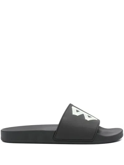 BALENCIAGA BALENCIAGA LOGO POOL SLIDES