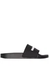 Balenciaga Logo-embossed Rubber Slides