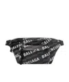 Balenciaga Logo-print Belt Bag In Black