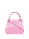 Balenciaga Logo-print Canvas Tote In Pink