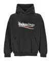 Balenciaga Black Political Stencil Hoodie In Black