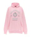 Balenciaga Hoodie With Logo Print In Pink