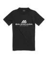 Balenciaga Activewear T-shirt In Black