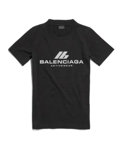 BALENCIAGA BALENCIAGA ACTIVEWEAR FITTED T-SHIRT