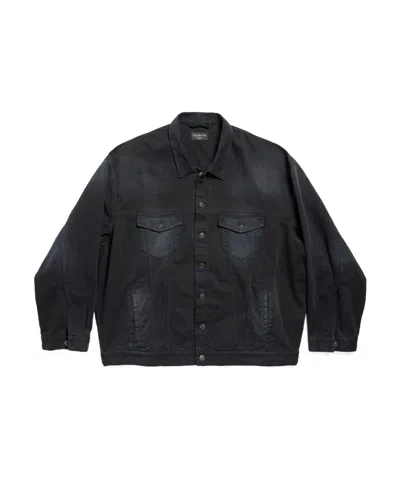 BALENCIAGA BALENCIAGA OVERSIZED BUTTON-UP DENIM JACKET