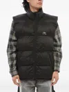Balenciaga Skiwear Oversized Padded Vest With Front Zip In Black