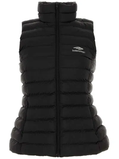 BALENCIAGA LOGO-PRINT GILET