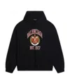 Balenciaga Logo-print Hoodie In Black