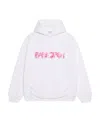Balenciaga Logo-print Hoodie In White