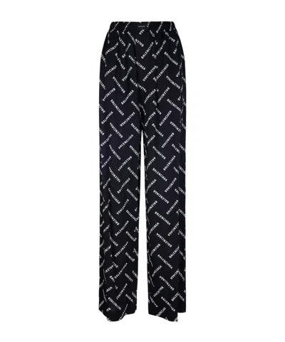 BALENCIAGA BALENCIAGA ALL-OVER LOGO PANTS