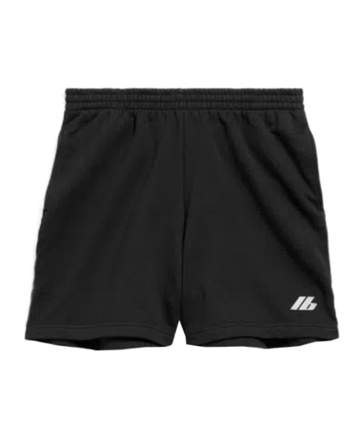Balenciaga Logo-print Shorts In Black