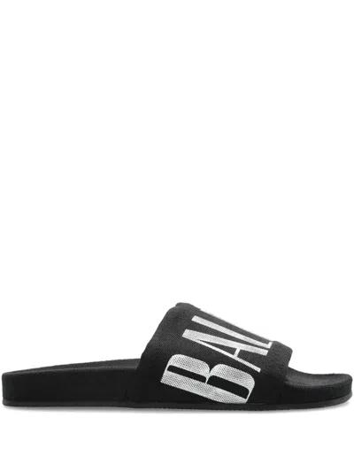 BALENCIAGA LOGO-PRINT SLIDES
