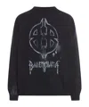 Balenciaga Logo-print Sweatshirt In Black
