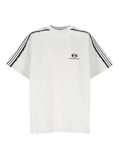 Balenciaga Logo-print T-shirt In White