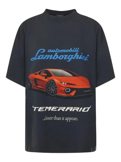Balenciaga Logo-print T-shirt In Black