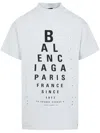 Balenciaga Off-white Optical Oversized T-shirt In White