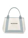 Balenciaga Logo-print Tote Bag In White