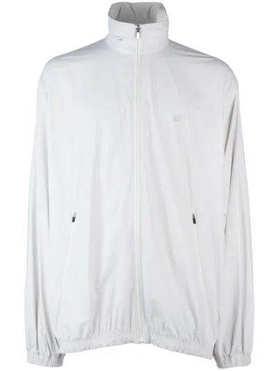 BALENCIAGA LOGO-PRINT TRACK JACKET