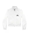 Balenciaga Logo-print Track Jacket In White