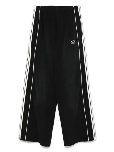 Balenciaga Large Tracksuit Pants In Black