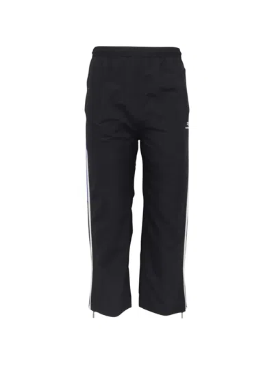 Pre-owned Balenciaga Logo-print Track Pants In Black