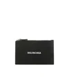 Balenciaga Logo-print Wallet In Black