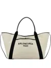 Balenciaga Blackwhite Biarritz S Shopping Bag
