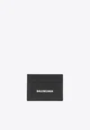 Balenciaga Logo-printed Cash Cardholder In Black