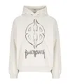 Balenciaga Metal Bb Stencil Archetype Black Hoodie In White