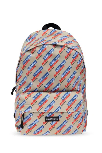 balenciaga explorer mini backpack Balenciaga Explorer Mini Backpack In Beigrdblue