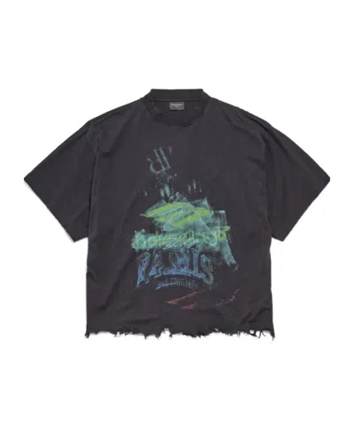 BALENCIAGA BALENCIAGA DIY IMPRINT DESTROYED T-SHIRT
