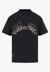 Balenciaga Logo Short-sleeved T-shirt In Black