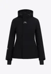 Balenciaga Women 3b Sports Icon Ski Hourglass Parka In Black