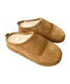 Balenciaga Men Camel Suede Alaska Ankle Slippers In Brown