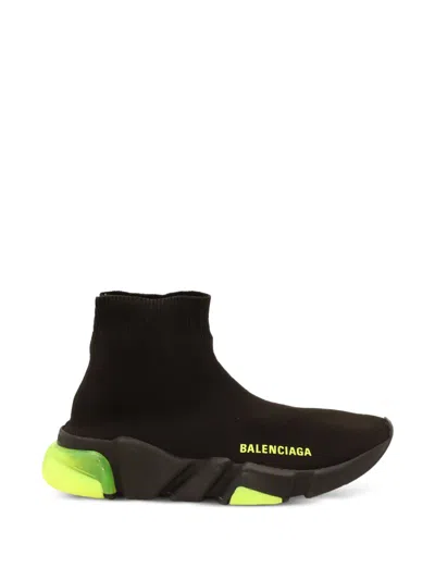 Pre-owned Balenciaga Logo Sneakers In Black