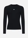 Balenciaga Logo Sports T-shirt In Black