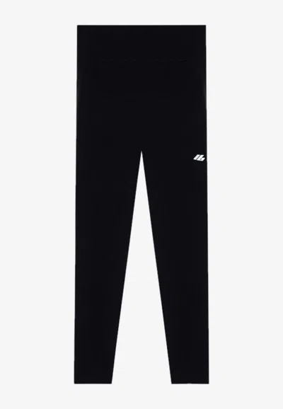 BALENCIAGA LOGO STRETCH LEGGINGS