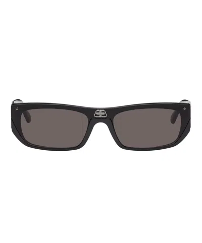 Pre-owned Balenciaga Logo Sunglasses Bb0080s Read Description In Black